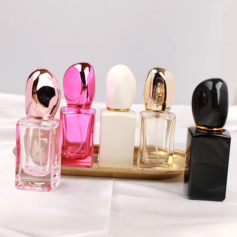 30pcs 30ml Glass Fine Mist Spray Scent Aftershave Luxury Perfume Bottle Empty Atomizer Bottle Refillable Empty Atomizer