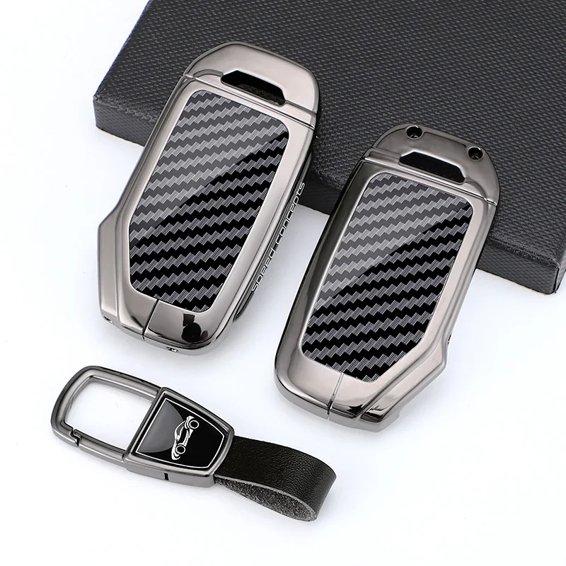3 4Button Alloy Carbon Fiber Car Key Case for Kia Motors K5  K2 Sportage KX3 Forte K4 Sorento KX5 Sportage KX1 Sportage KX Cross - view 6