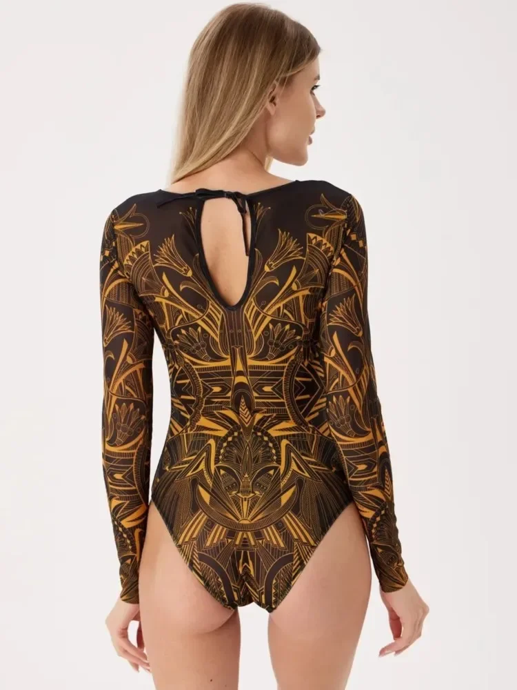 Nouveau taille haute Sexy maillot de bain femmes été maillot de bain Bikini ensemble à manches longues maillots de bain femmes plage maillot de bain pour femme