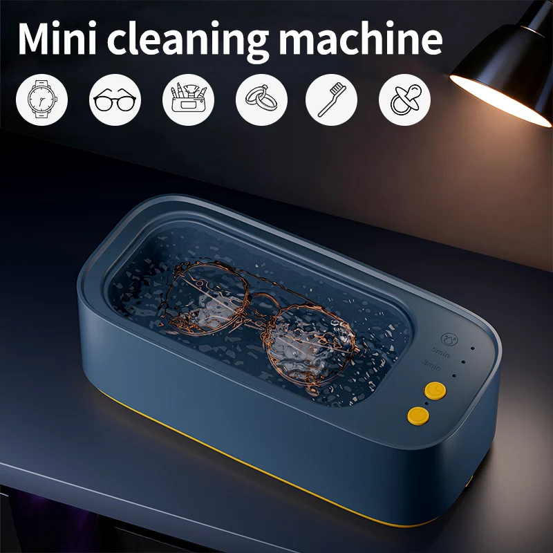 

High-Efficiency Ultrasonic Glasses Cleaning Machine Household High-Frequency Cleaning Appliance for Optimal Dirt Removal