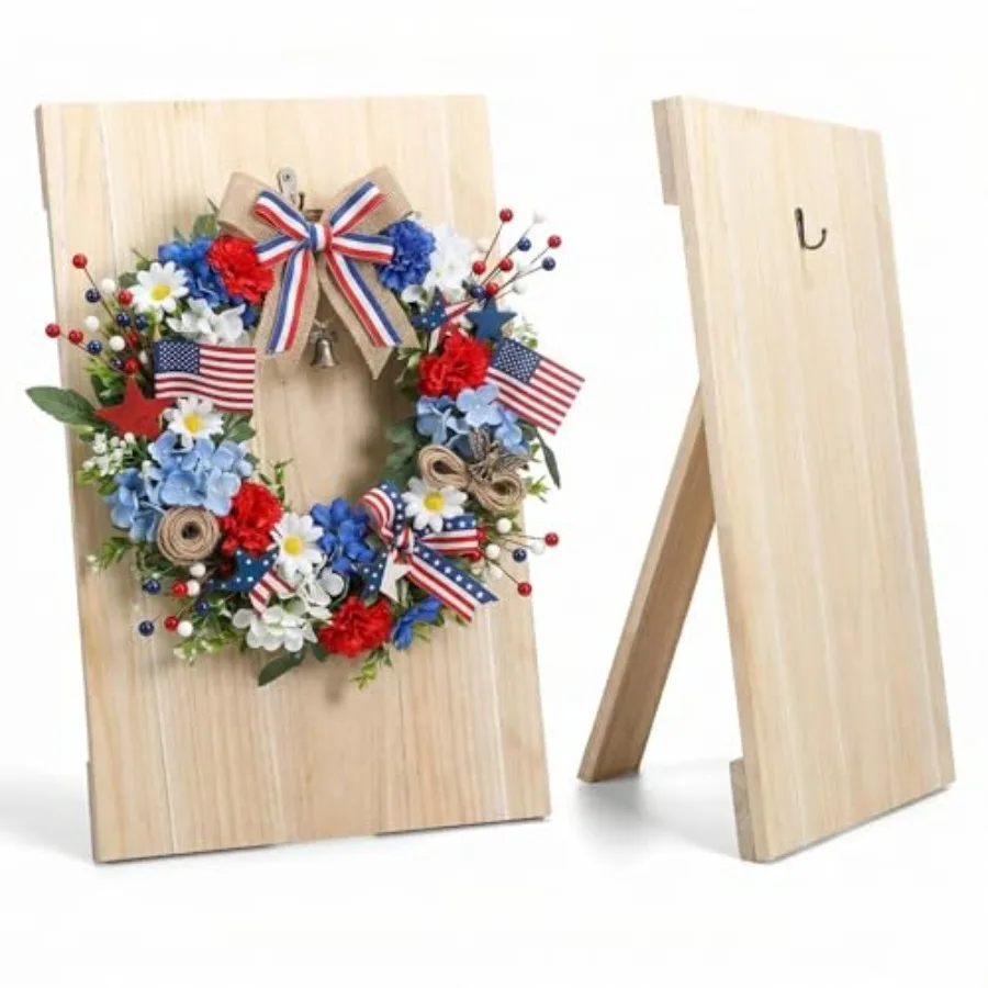 Wreath Easel Stand Board for Making Wreaths Display Easter St. Patrick's Day Wedding Wood Wreath Holder Making Easel Assistant
