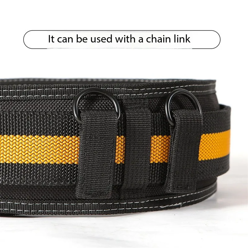 TOOLSTACK TSK-42 Black Quick Lock Construction Belt High-Quality Oxford Working Belt Comfortable Adjustable Universal Work Belt