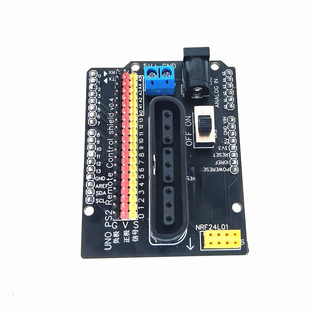 Servo Controller Ontwikkeling Driver Board Voor Arduino Uno Robotarm Draadloze Controle Moederbord Compatibel Ps2 Handgreep