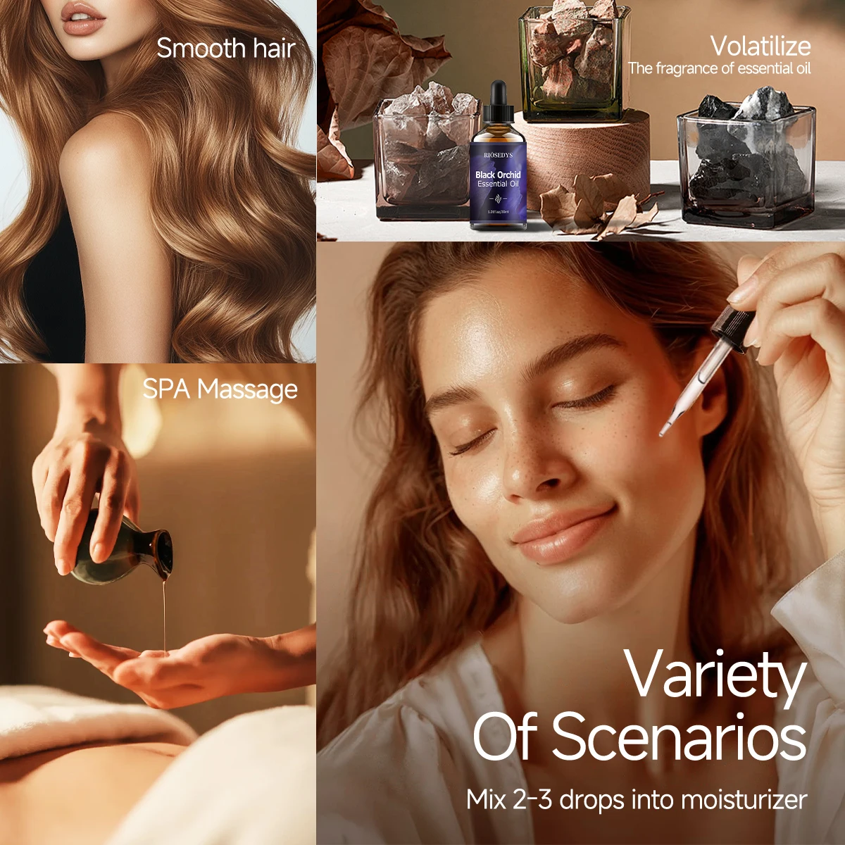 زيت الأوركيد الأساسي الأسود - 30 مل / 1.01 أونصة أوقية، يجب اقتناؤه للمناشرون المنزلية، الناشرون، موزع السيارات، ضروري متعدد الأغراض #5