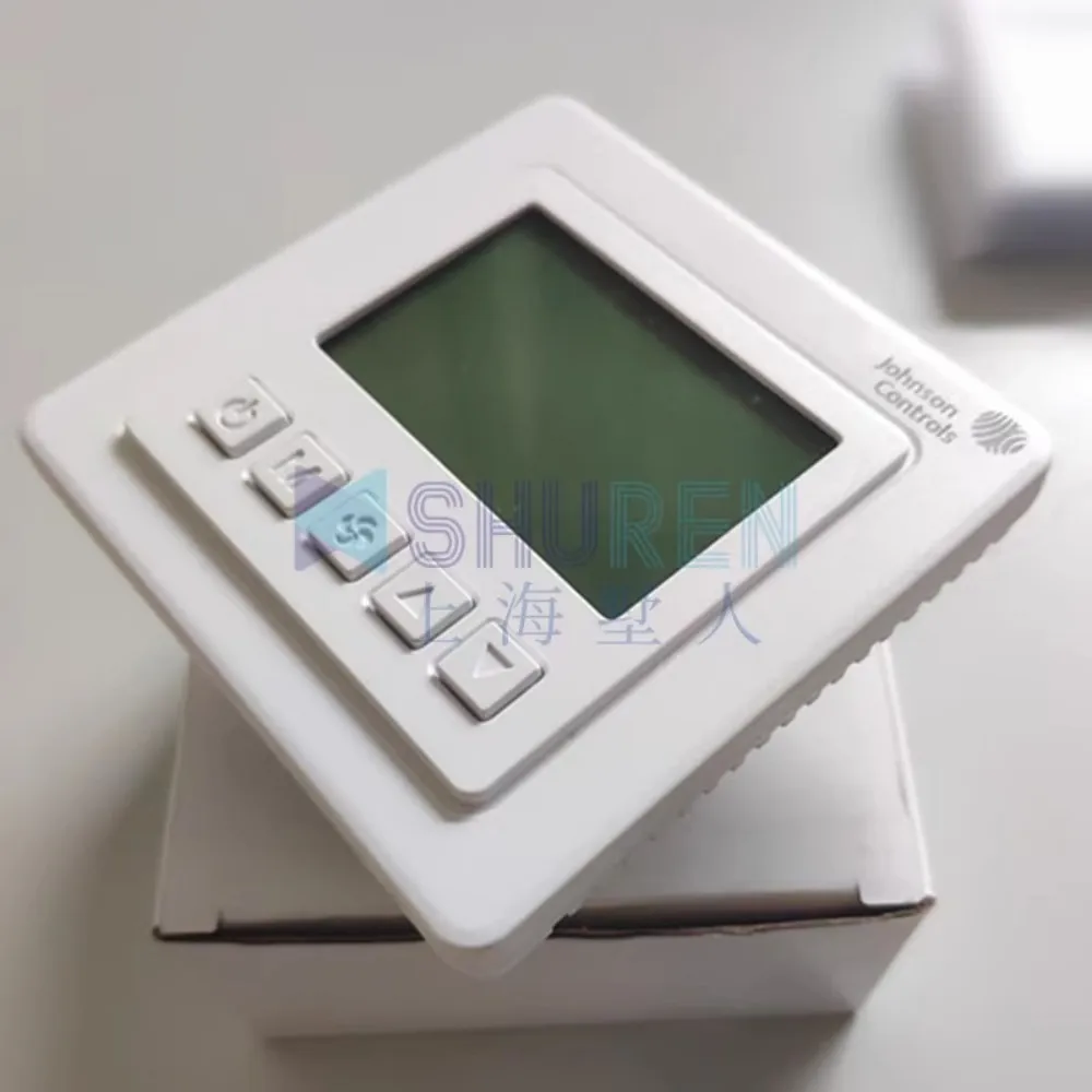 New LCD thermostats for Johnson Controls fans: T5200-TB-9JS0, T5200-TF-9JS0, T5200-TF-9JR0, T5200-TC-9JS0, and T5200-TB-9JS1.