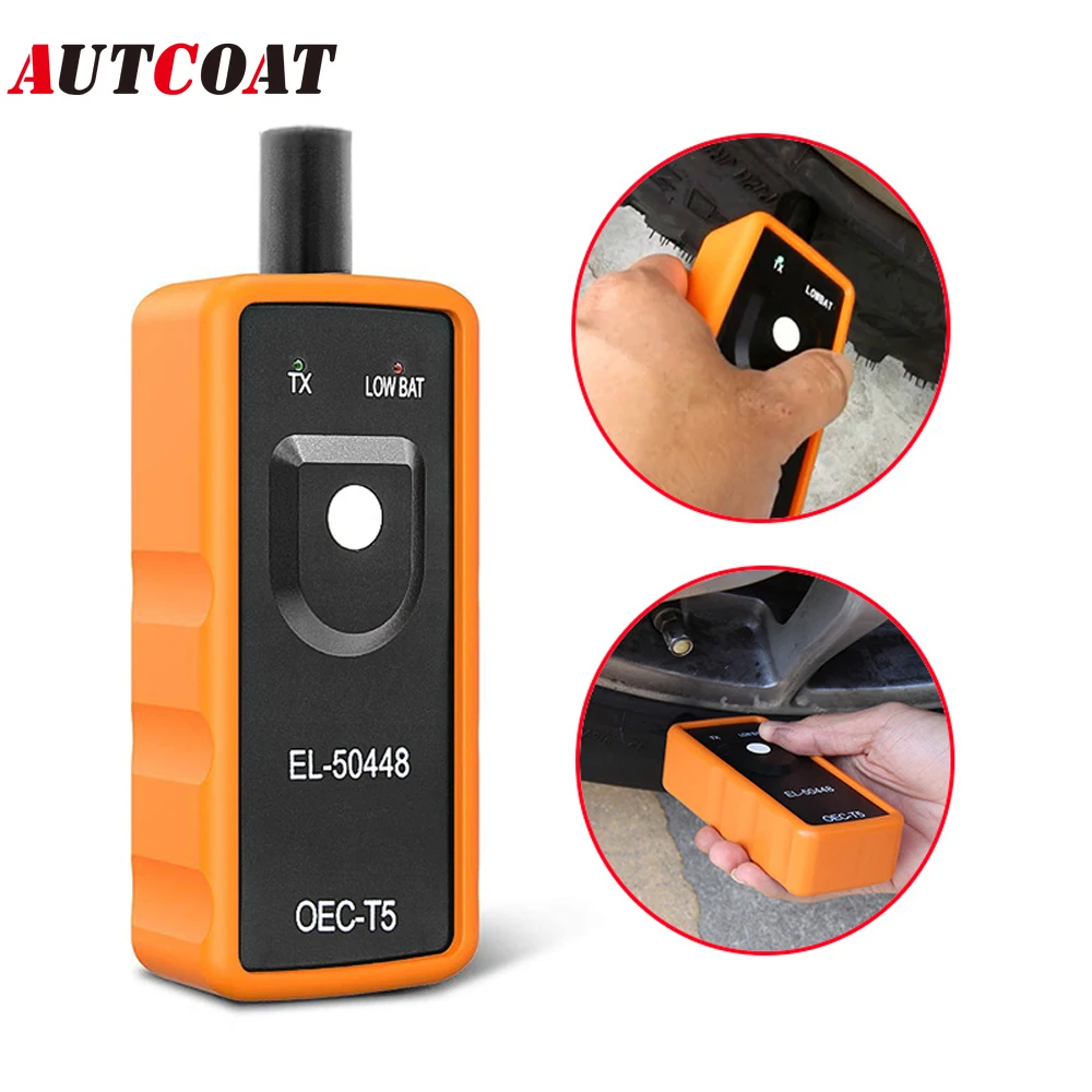 

1Pcs TPMS Relearn Tool for GM Tire Sensor TPMS Reset Tool Tire Pressure Monitor System Activation Tool OEC-T5