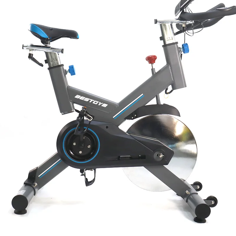 Factory Direct Sale Smart Mobile Adjustable Frictional Resistance Health Aerobic Bike  Spinning Bike for Home Gym Use