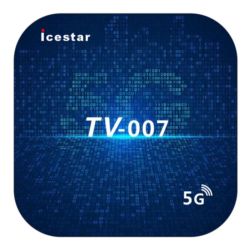 

Приставка Смарт-ТВ Icestar TV007, 2,4 ГГц, Bluetooth, 4 + 32 ГБ, Android 9,0, 4K, Wi-Fi