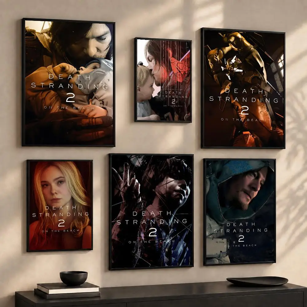 Popular Video Game D-Death S-Stranding Poster Wall Art Print Sticker for Bedroom Living Room Dorm Office Modern Home Decor Gift