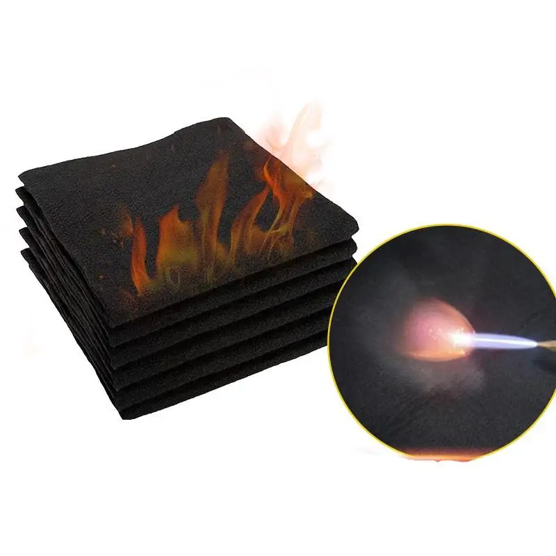 

3mm/5mm Carbon Fiber Pre-oxygenated Filament Fireproof Cotton, Copper Tube Welded Fireproof Cotton, Flame-retardant Felt