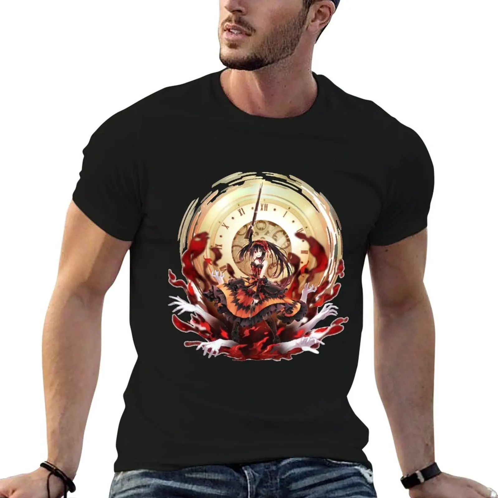 

Tokisaki Kurumi - Date a Live T-Shirt t shirts for man graphic vintage man t shirt luxury T-Shirt