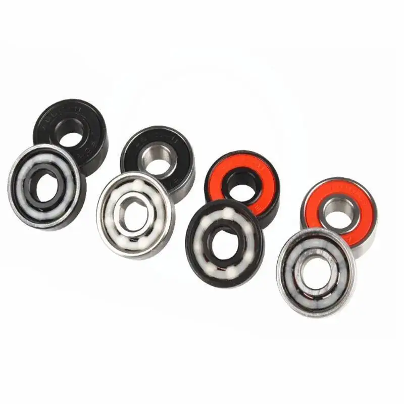5Pcs High Speed 608 Roller Skates Bearing Skateboard Bearing 608 Bearing 8x22x7mm Ceramic Bearings