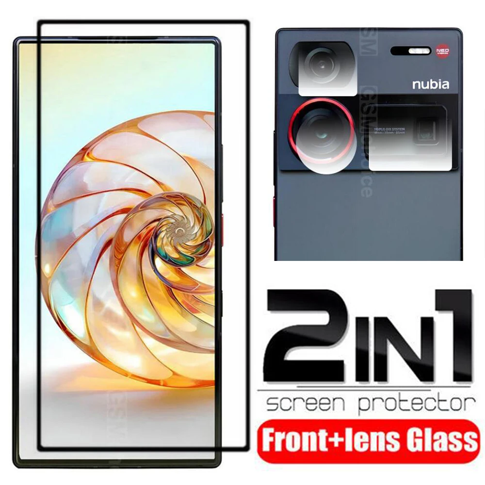 Protective Glass Cover for ZTE nubia Z60 Ultra Tempered Glass Screen Protector for ZTE nubia Z60 Ultra Soft Camera Lens