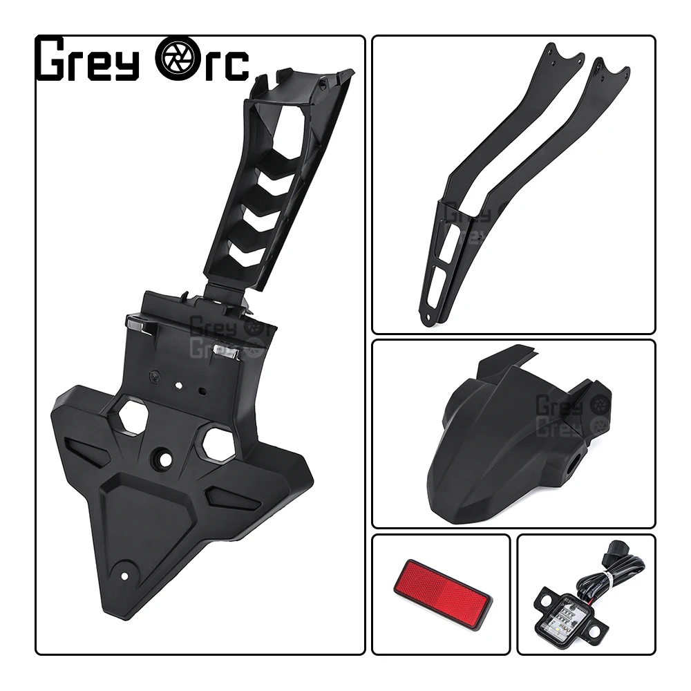 Para 2017-2020 honda cbr1000 rr 2018 2019 traseiro fender placa de identificação luz quadro suporte cbr 1000 cbr1000rr