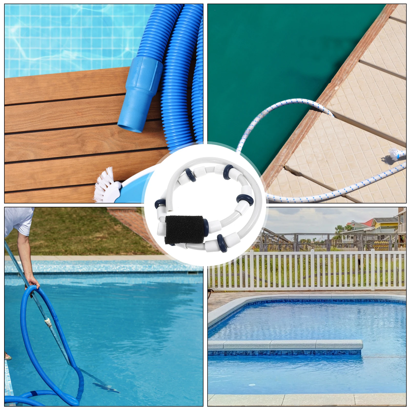 

Versatile And Flexible Pool Hose For Inground Pools Polaris B5 Tail Pipe Replacement With 5 Cotton Filters For Spa Maintenance