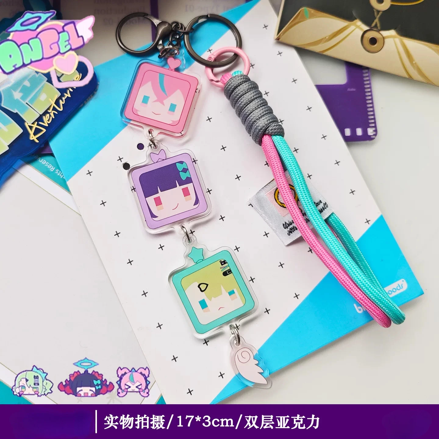 

ZenlessZoneZero Keychain Angels of Delusion Sunna Aria Nangong Yu anime and gaming Acrylic Keychain Bag Charm Birthday XmasGifts