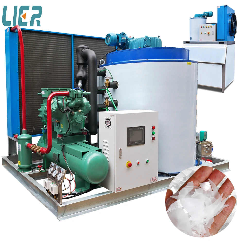 

Flake Ice Machine Professional Industry Ice Maker for Sale 5 8 10 15 Tons Per Day TPD Low Price Flake Ice Making Machines