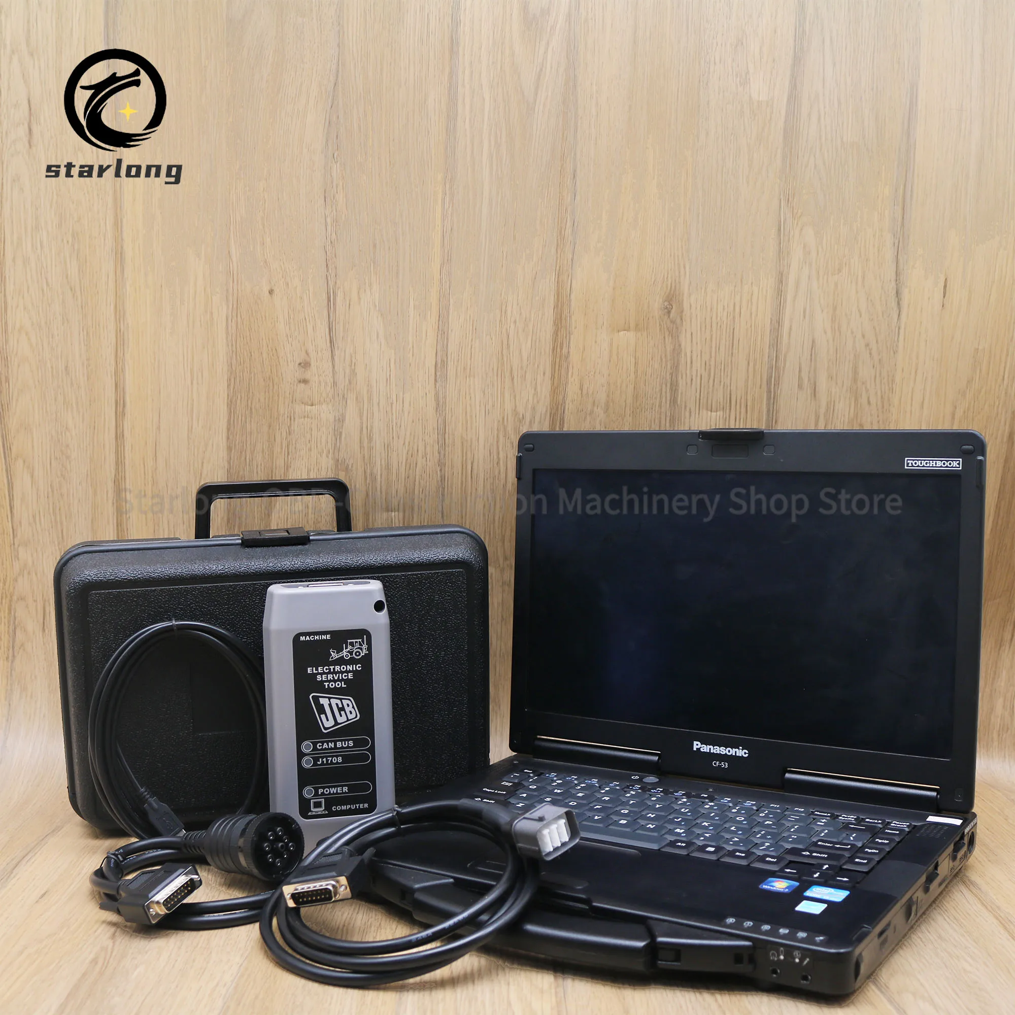 For JCB Agricultural Construction Diagnostic Scanner Tool Full set for JCB Master Spare Parts With Diagnostic+Tablet