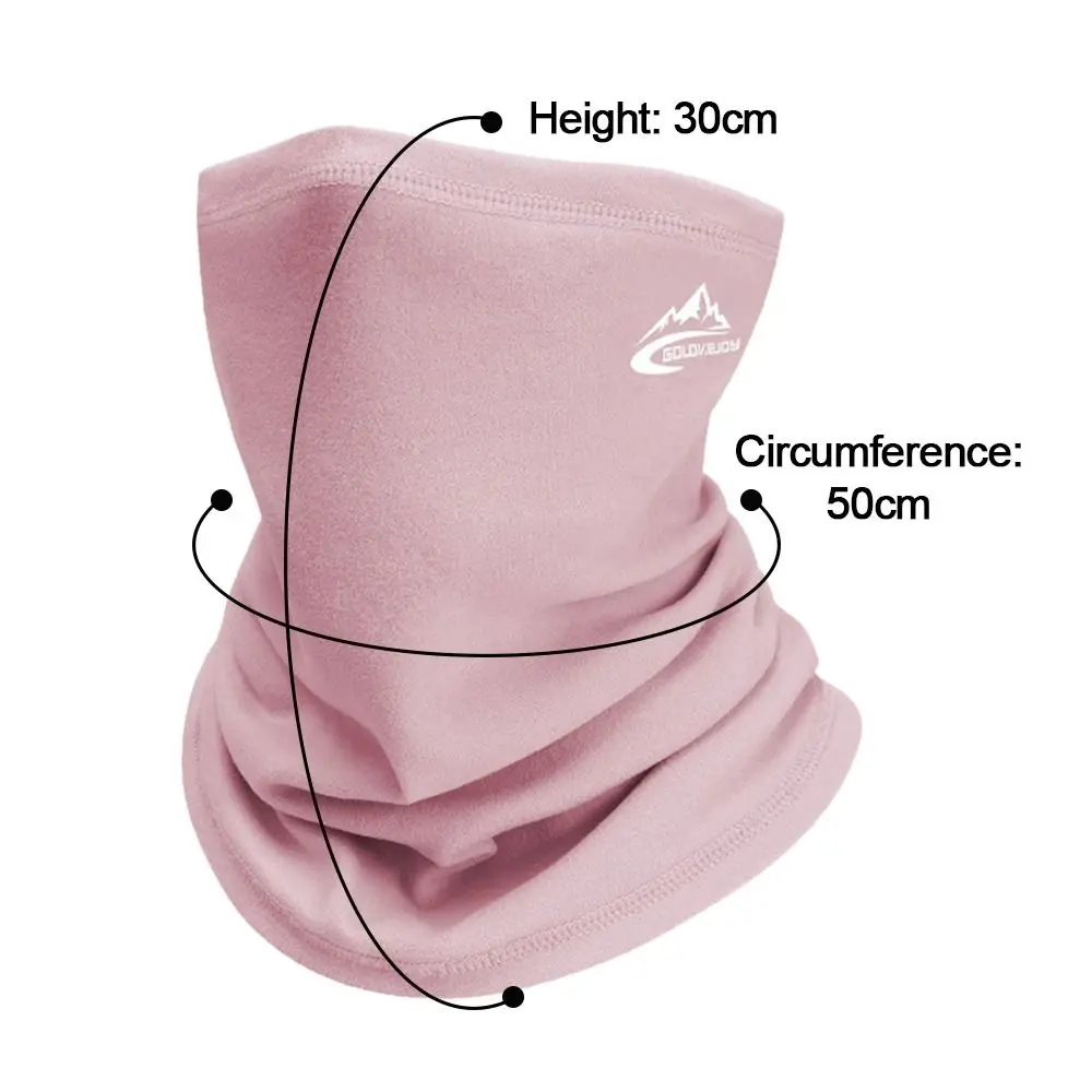 Gorro a prueba de viento, Bandana deportiva de terciopelo, bufanda gruesa de felpa para ciclismo, calentador de cuello para ciclismo