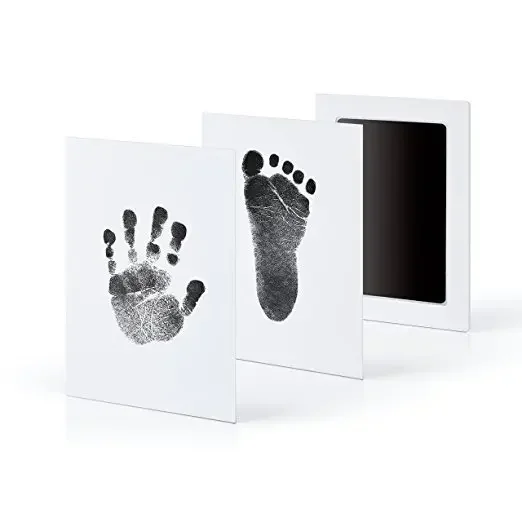 Baby Handprint Footprints Ink Pads Safe Non-toxic No-Touch Skin Inkless Inkpad Kits Pet Cat Dog Paw Prints Souvenirs Gifts