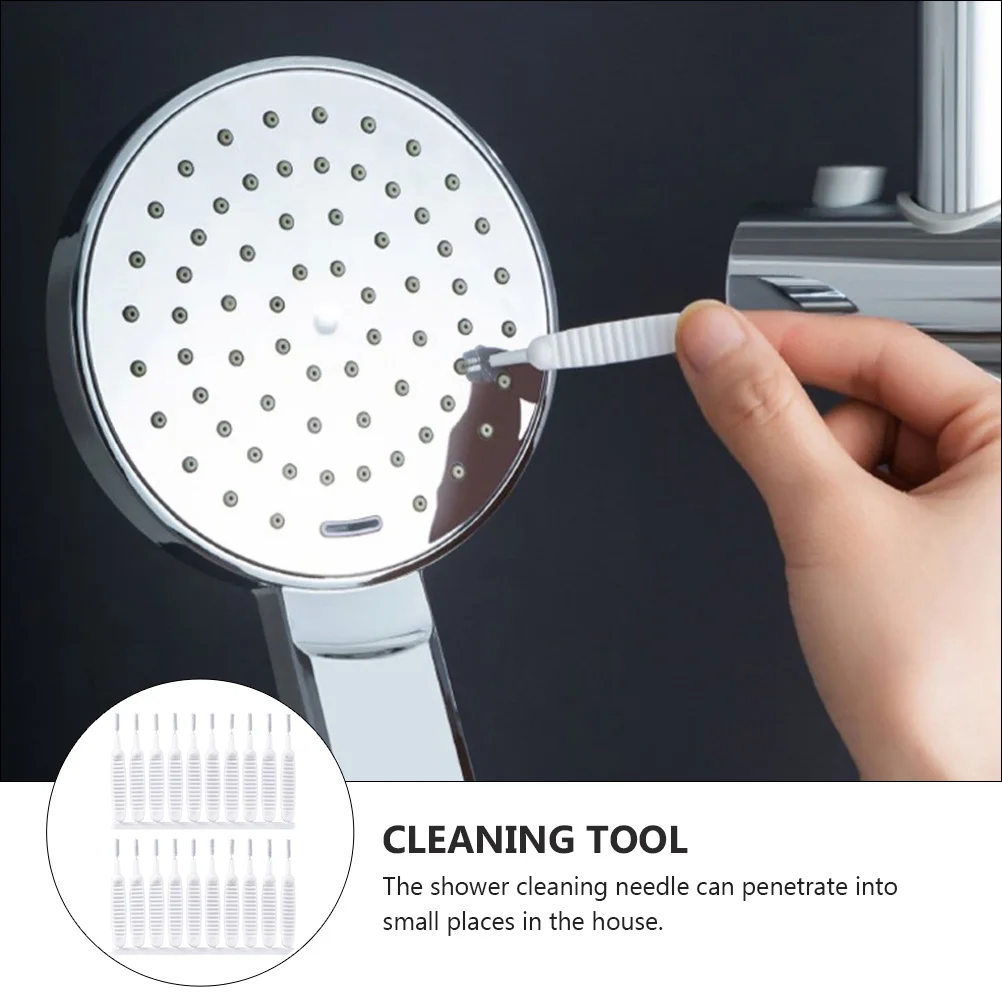 

20pcs Cleaning Needle Shower Head Sprinkler Dredge Tool Mini Brush Bathroom Cleaner High Quality Durable Ergonomic Handle Easy