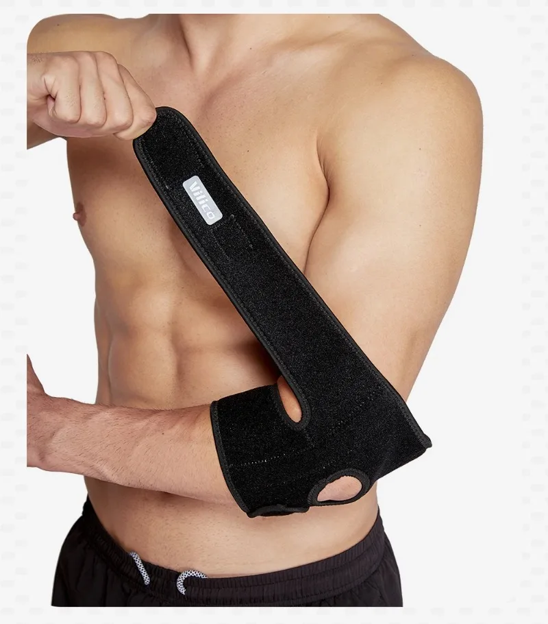 

1PCS Adjustable Elbow Support Wrap Brace Pad Strong Basketball Sports Elastic Elbow Injury Pain Relief Protector