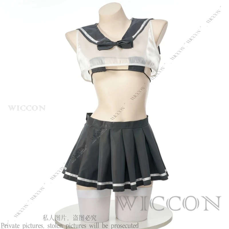 Costume da marinaio nottilucenti Cosplay Costume JK Pigiama Camicia da notte Bikini Gioco di ruolo Donna sexy Uomo Ragazza morbida Personaggio adulto