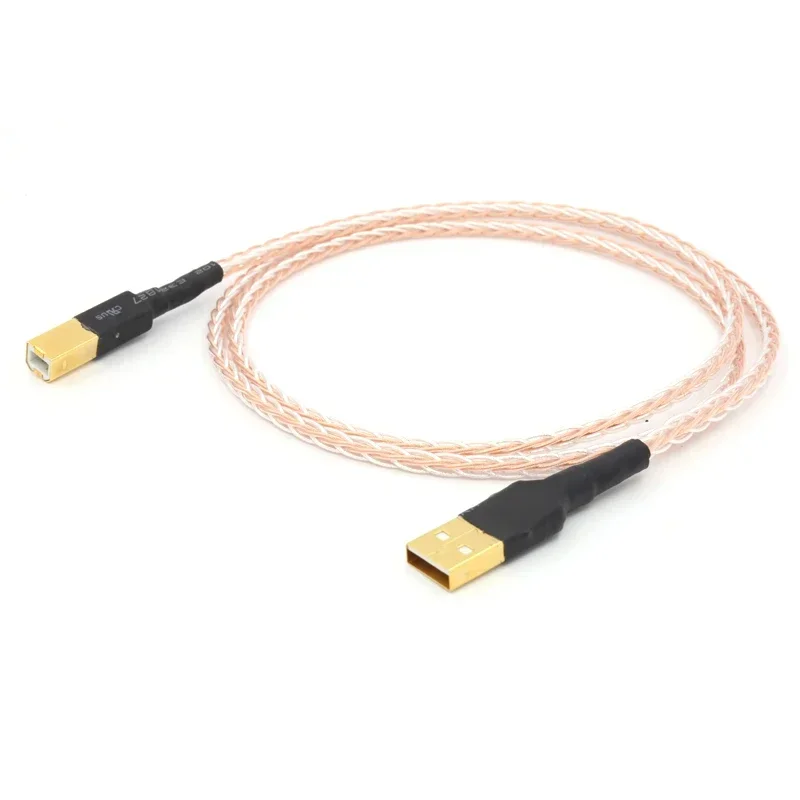 USB A-B 도금 금 연결 USB 오디오 디지털 케이블이 포함된 one Piesce USB 상호 연결 케이블