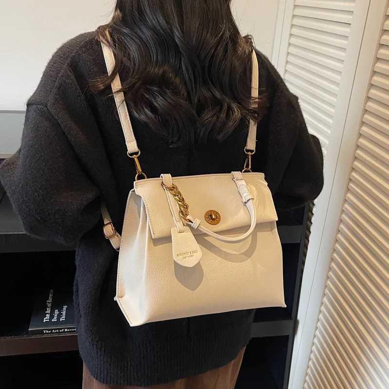 High-end Retro Large-capacity Lightweight Women's Everyday Commuter Backpack