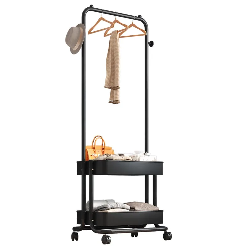 Drying Shelfs Clothes Rack Black Place Saving Stand Closets Coat Rack Storage Clothing Burro Ropa Perchero Nordic Furniture