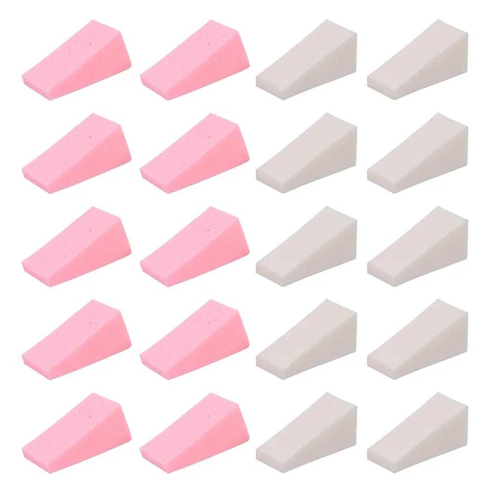 50Pcs Makeup Wedges Elastic Makeup Puff Set for Foundation Loose Powder Primer Application Accessories