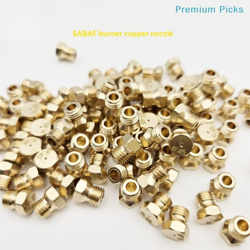 portable5PCS Burner Gas Hob LPG- Conversion Kits Jets 50 65 70 87 95 Brass Nozzle For Gas Stove Brass Nozzle Propane Injector