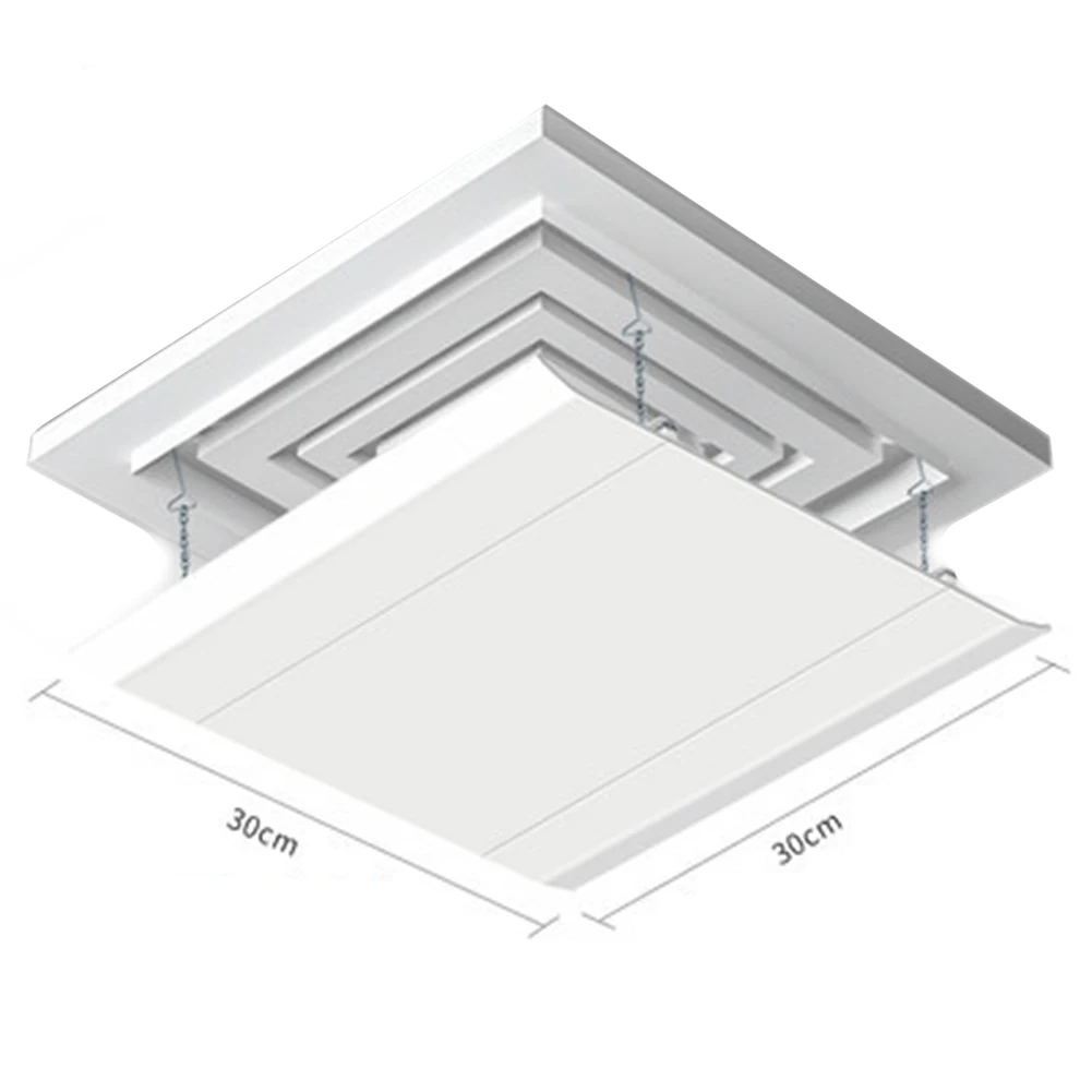 Adjustable Air Conditioner Vent Deflector - Adjustable Direction Protects Plants And Pets, Suitable For Ceiling Installation