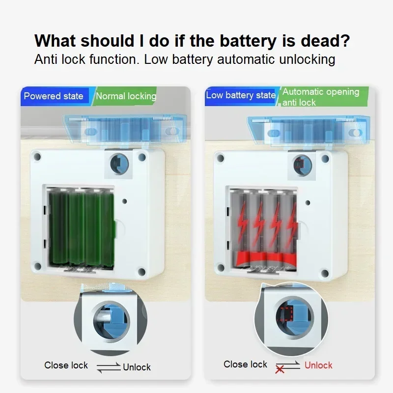 Cerradura de puerta inteligente, cerradura Invisible para gabinete, tarjeta IC, desbloqueo NFC, cerraduras inteligentes para muebles, casillero,