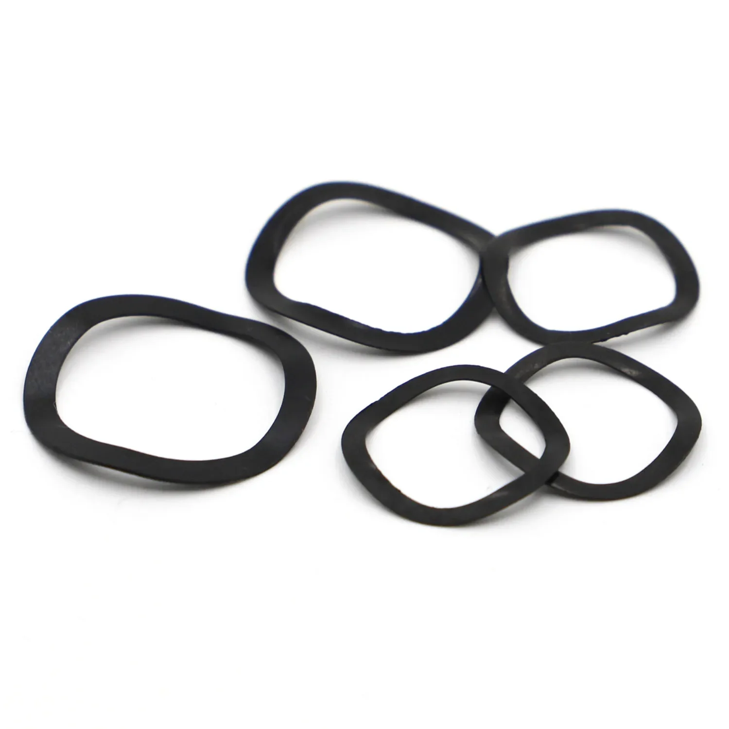 10/50pcs DIN137B M3 M4 M5 M6 M8 M10 M12 M14 M16 M19 M21 M24 M27 M30 M34 M38- M50 Black Steel 65MN Wave Washers Spring Washer