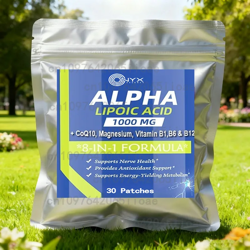 

30-пластыри Альфа-трансмические пластыри с липоичной кислотой и эфирными витаминами для повышения энергии, поддержки иммунитета, здоровая функция