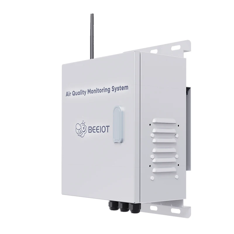 

Outdoor Air Pollution Analyzer PM2.5 PM10 Dust LoRaWAN Air Quality Monitor for Smart Cities & Construction Sites