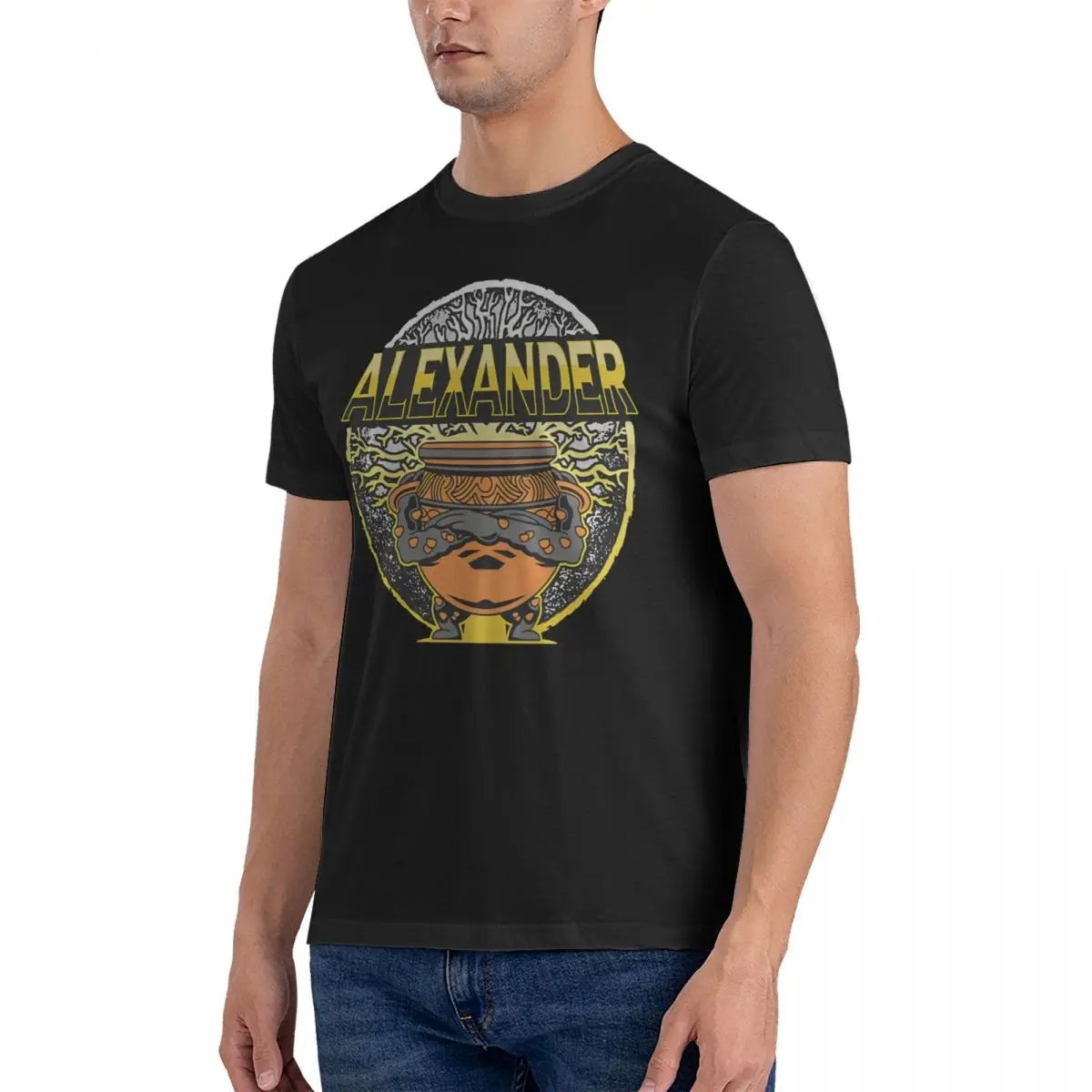 Men T-Shirt Tremendous Awesome 100% Cotton Tees Short Sleeve Iron fists alexander T Shirt O Neck Clothes Gift Idea