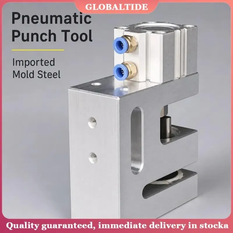 High Speed Pneumatic Plastic Bag Punching Machine Extended Small Round Hole Puncher for Film Making Equipment Automatic