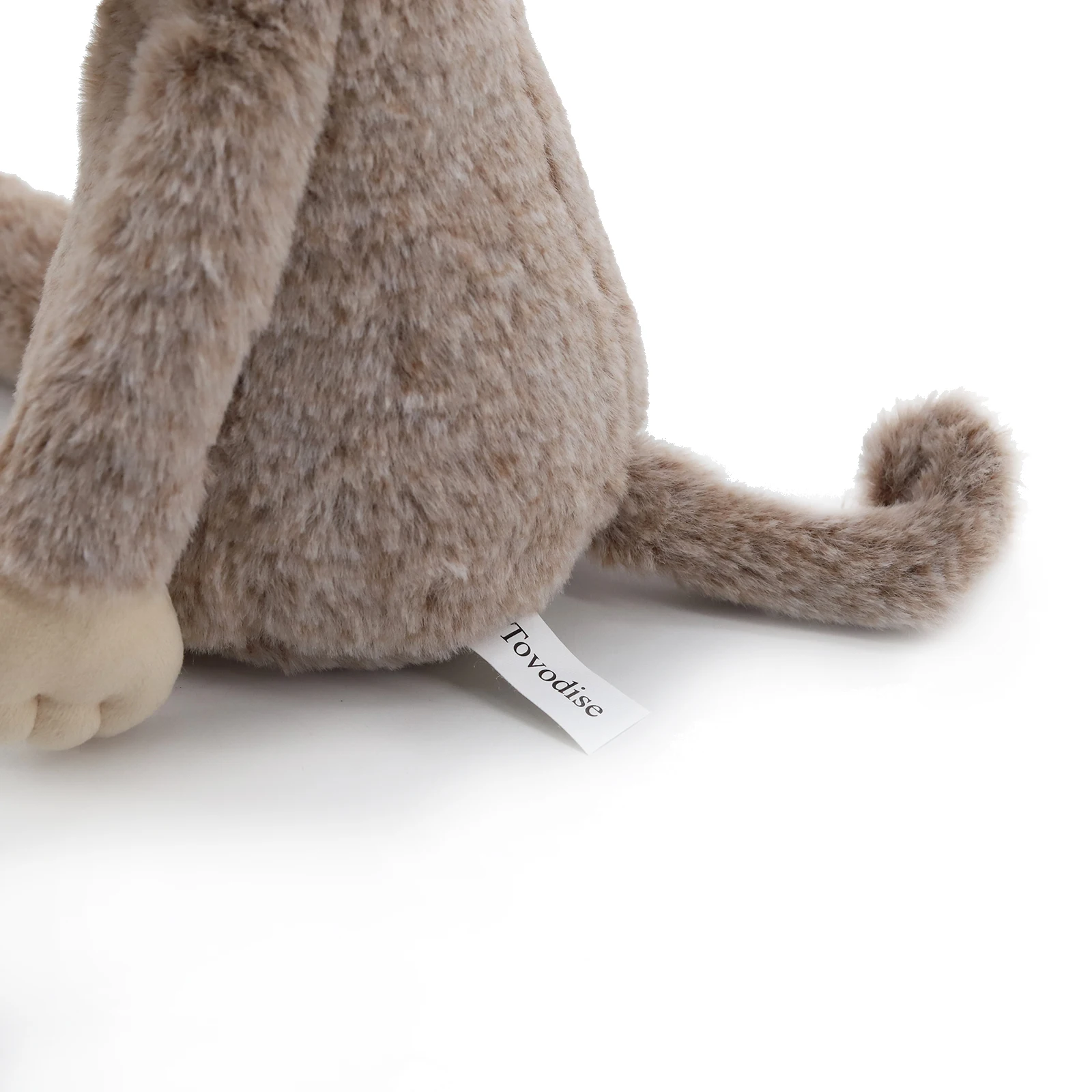 لعبة قرد باشفول القطيفة الكلاسيكية الناعمة المحشوة على شكل حيوان مريح دمية لطيفة على شكل قرد بني هدية للأطفال حديثي الولادة #6