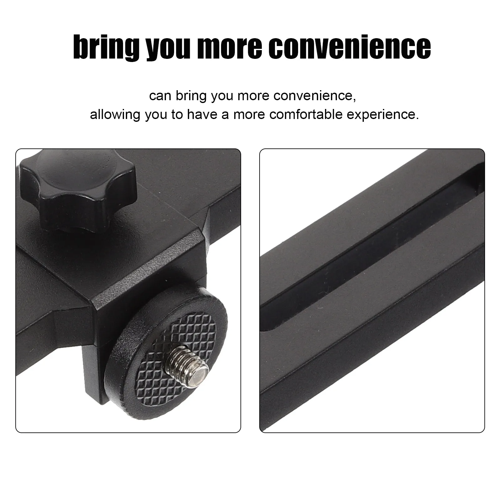 TripleHeadBracket DSLRCameraMount ExtensionBar Tripé Mount FlashBracket StripLightMountingBrackets PhoneClamp