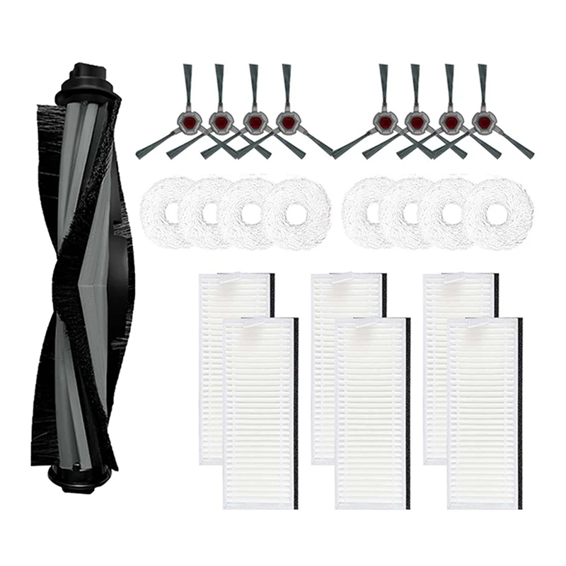 For Yeedi Mop Station Pro Robot Vacuum Cleaner Accessory Spare Parts Main Roller Side Brushes Hepa Filter Mop Cloth