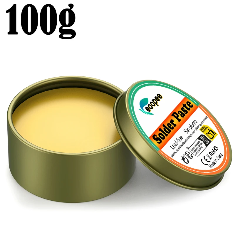 Lotpaste Kolophoniumflussmittel 10 g/30 g/100 g bleifreies Schweißflussmittel Eisenreparatur Schweißpaste Löttinn Lötöl Lötflussmittel – Detail 2