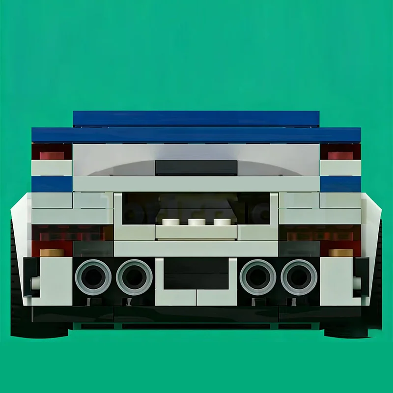 Snelheid Racewagen Model MOC Bouwstenen Klassieke 166PM Sedan Modulaire Technologie Kinderen Vakantie Geschenken Monteren Speelgoed Pak