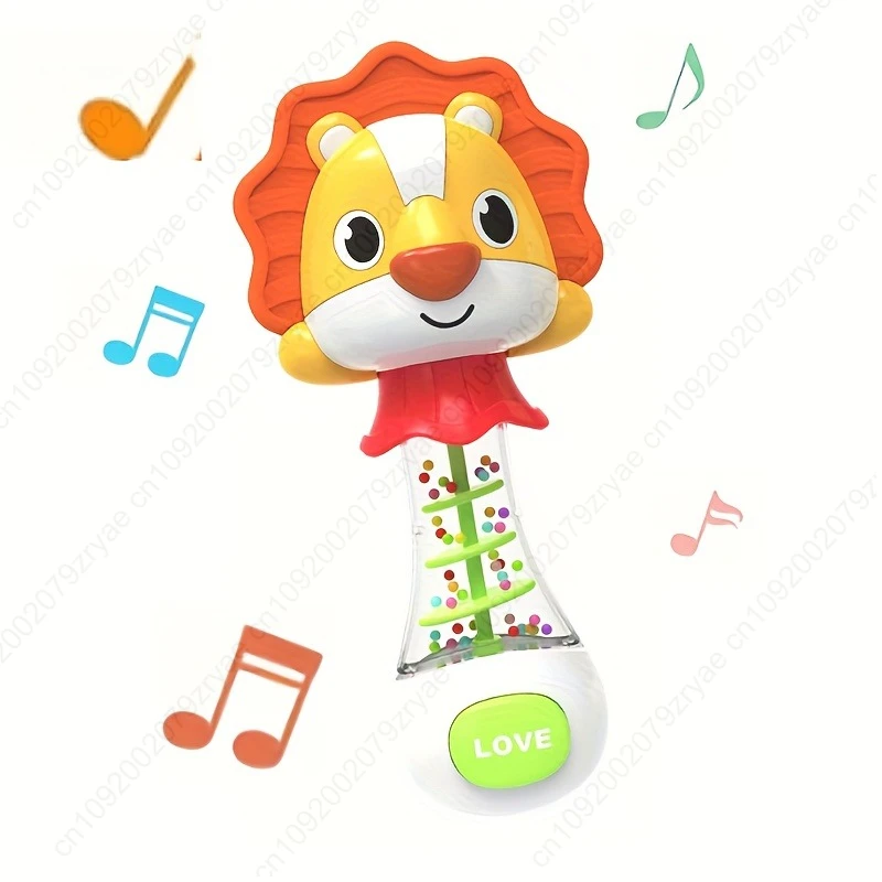 Colorful Youngsters Sensory Rattle Toy | Soft ABS Hand Grasping Ball Musical Notes , Engaging Youngsters Toy, no Electricity