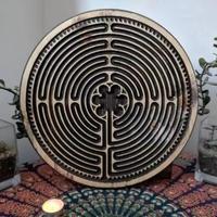 20CM Wood Maze Board Portable Sturdy Wooden Finger Maze Game Reusable Toddler Activity Board Multifunctional Wood Labyrinth