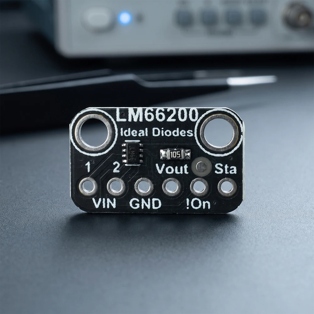 LM66200 Dual-Channel Ideal Diode Power Module 20mV Low Drop Reverse Current Block Auto Power Switch for 3.3V 5V Circuit Project