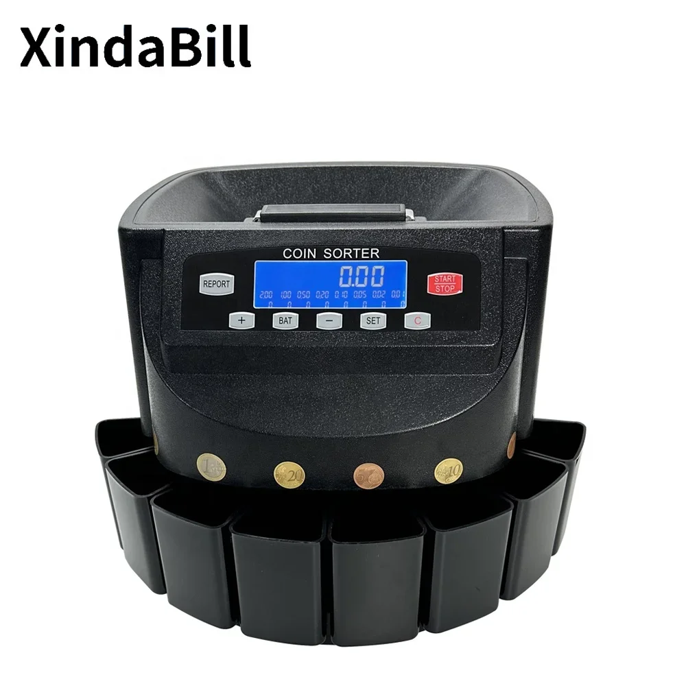 

XD-9200D Counting Value Coin Sorter Machine Multi Coin Counter Hot Sale High Accuracy
