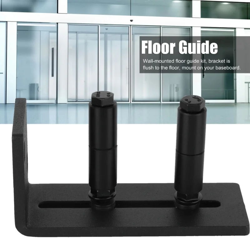 Sliding Barn Door Guide Carbon Steel Bottom Floor Roller Guide Kit Hardware Accessory