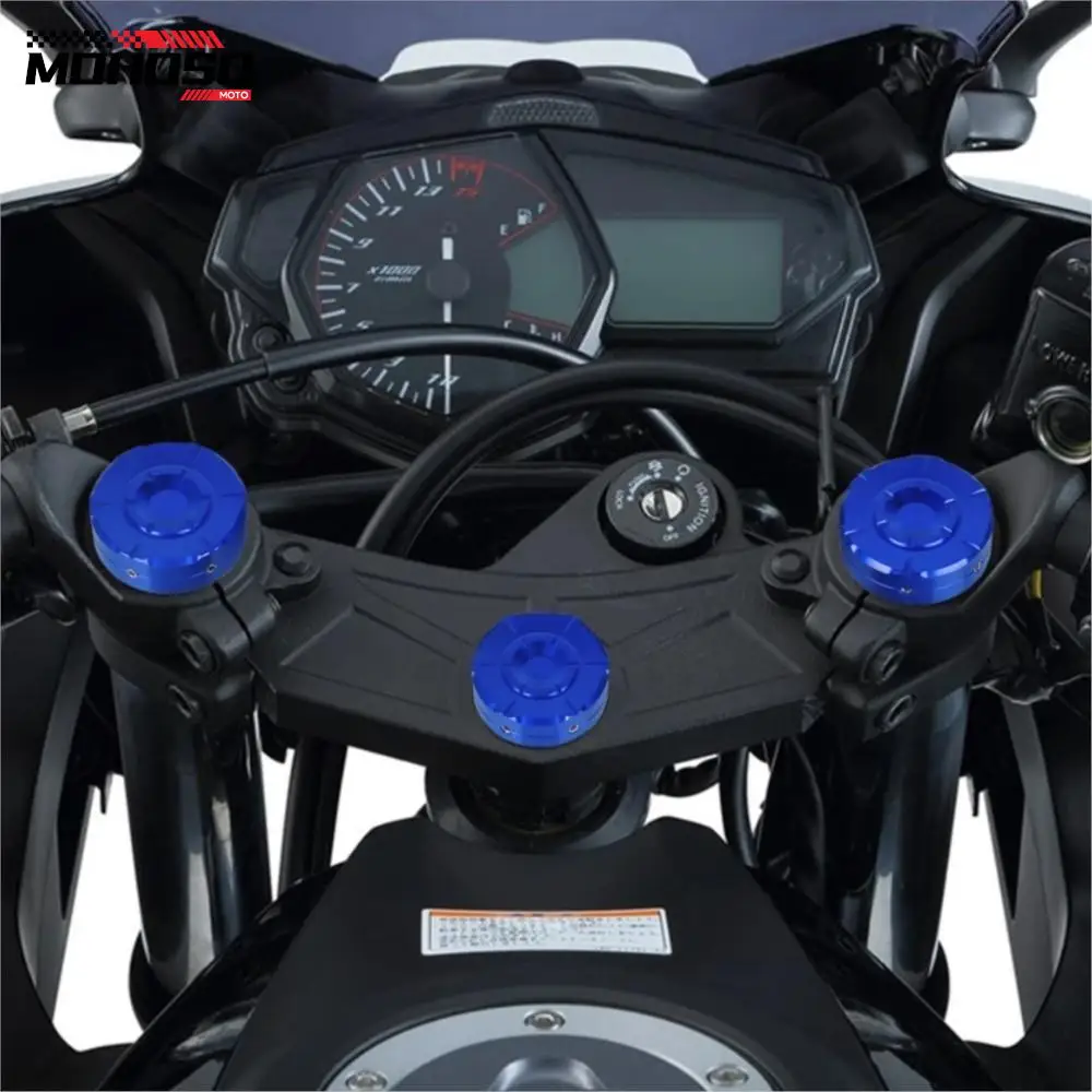 2023 2022 2021 2020 Motorcycle Accessories CNC Aluminum Front Fork Bolt Cap Cover & Center Cap For YAMAHA YZF 250 YZF250 YZF-250